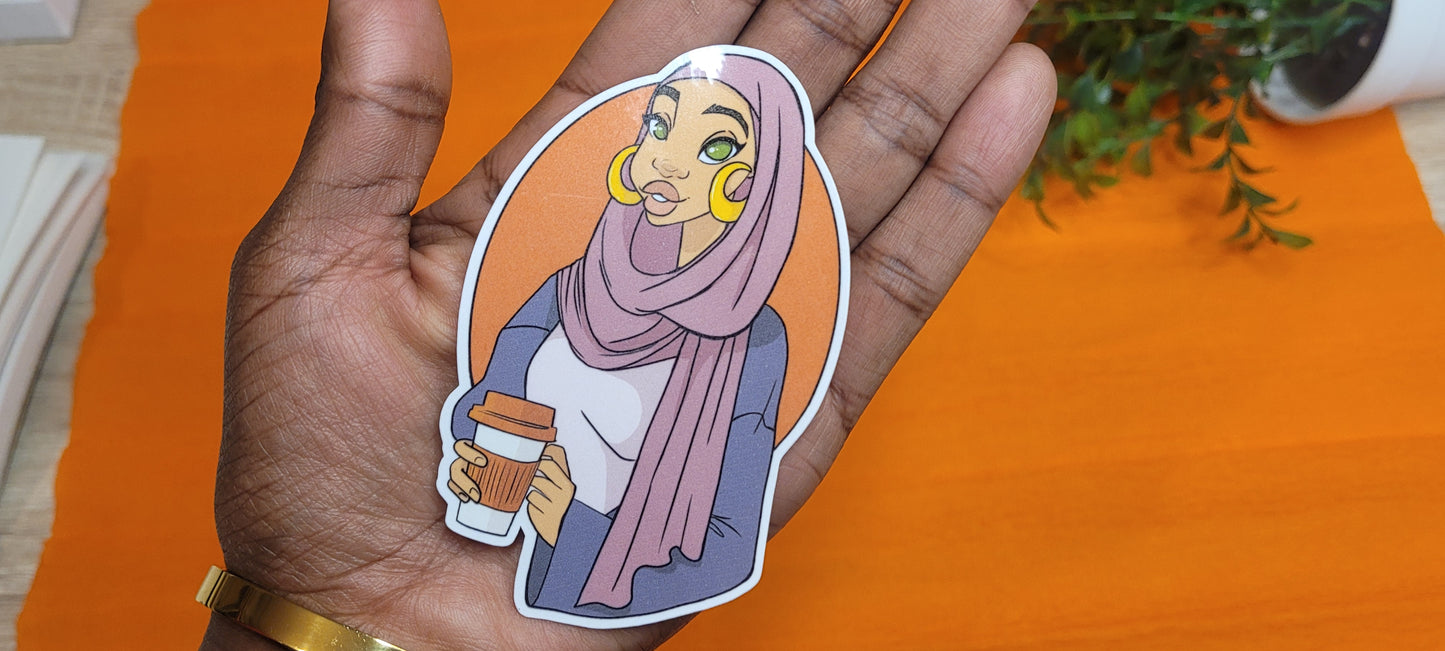 Waterproof Jumbo Stickers - Best Friends Forever Collection | Unique Character Stickers for Laptops, Water Bottles & More