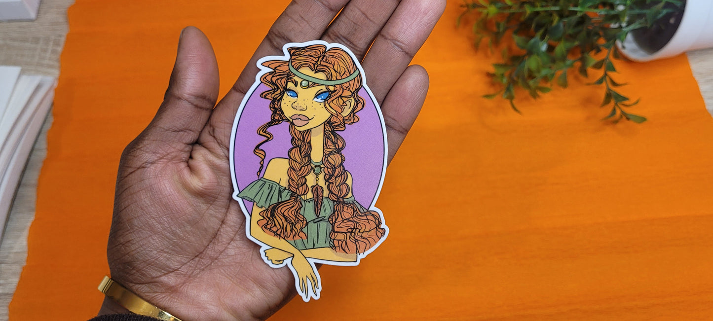 Waterproof Jumbo Stickers - Best Friends Forever Collection | Unique Character Stickers for Laptops, Water Bottles & More