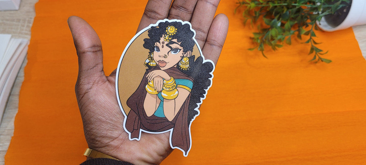 Waterproof Jumbo Stickers - Best Friends Forever Collection | Unique Character Stickers for Laptops, Water Bottles & More