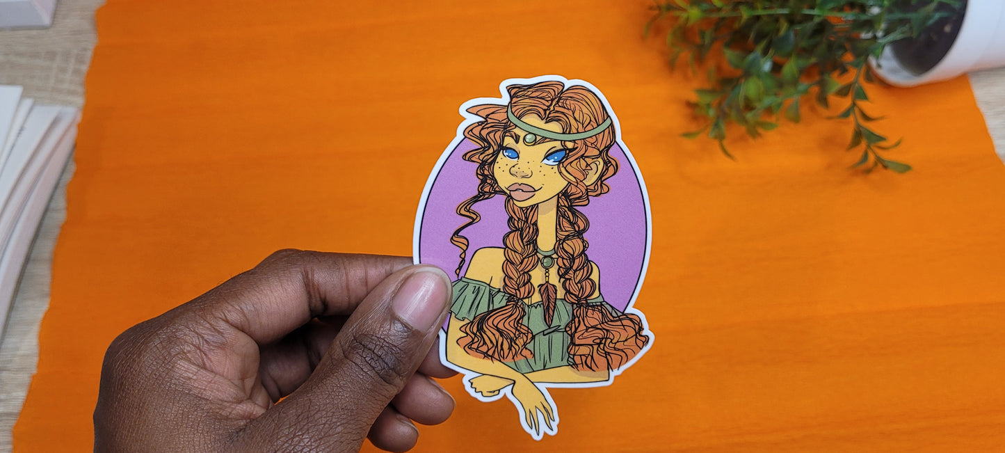 Waterproof Jumbo Stickers - Best Friends Forever Collection | Unique Character Stickers for Laptops, Water Bottles & More