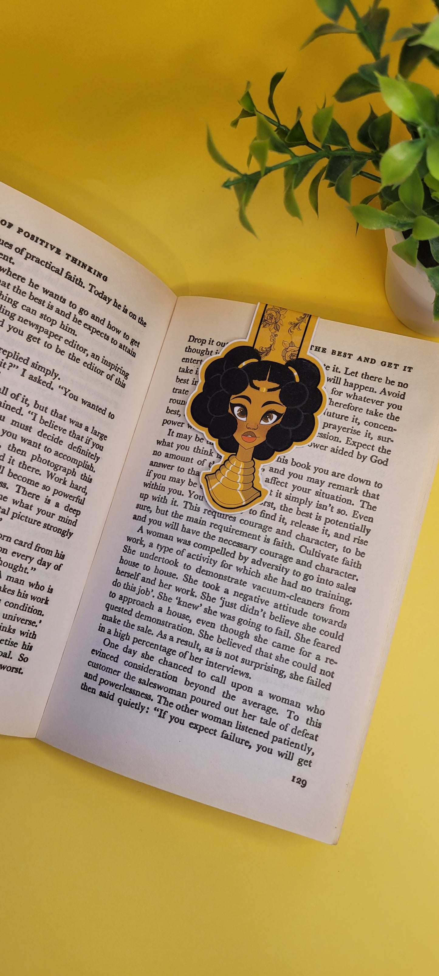 Cute Princess Dahlia magnetic princess bookmark