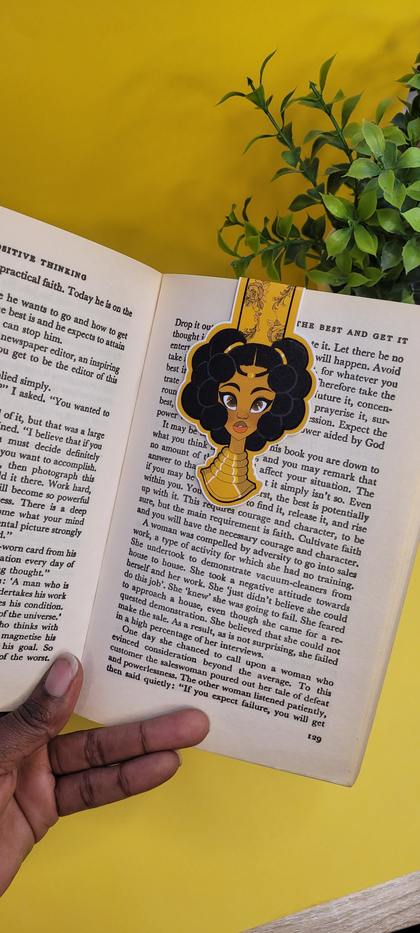 Cute Princess Dahlia magnetic princess bookmark